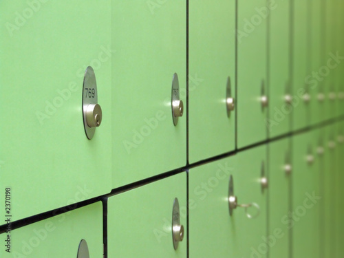 Принти на полотні green locker...