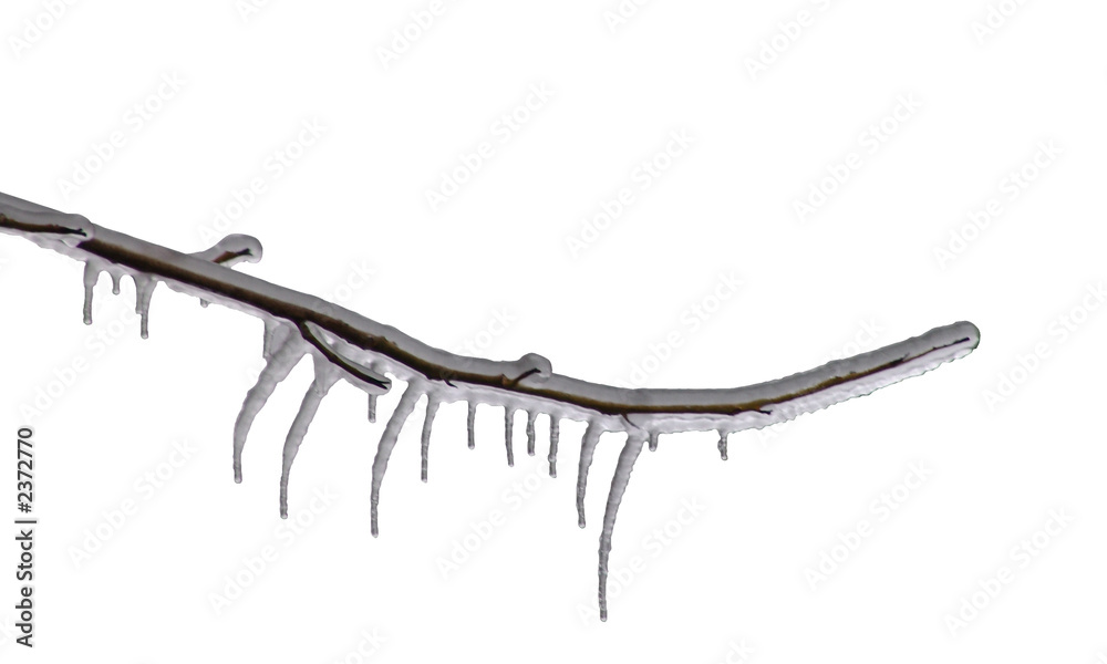 Naklejka premium winter eiszapfen