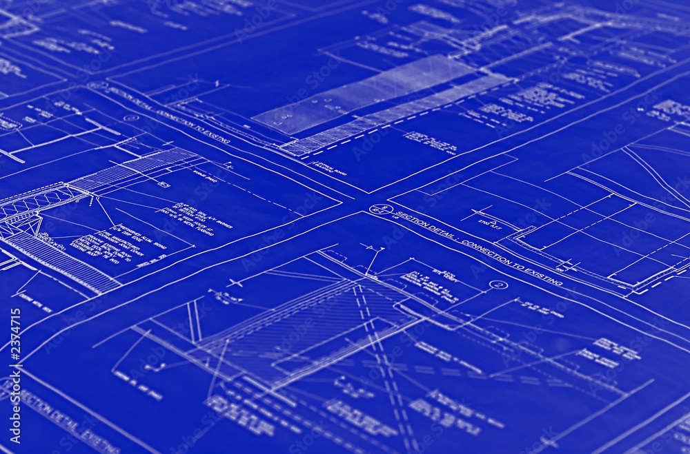 Fototapeta premium blueprints
