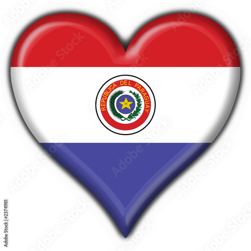 Free Download bottone bandiera paraguay button flag - GFXLoad