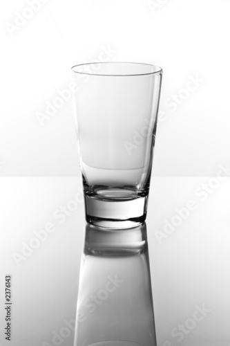 empty drinking glass photo