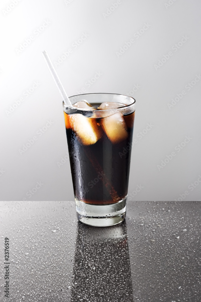 glass of soda glass of soda