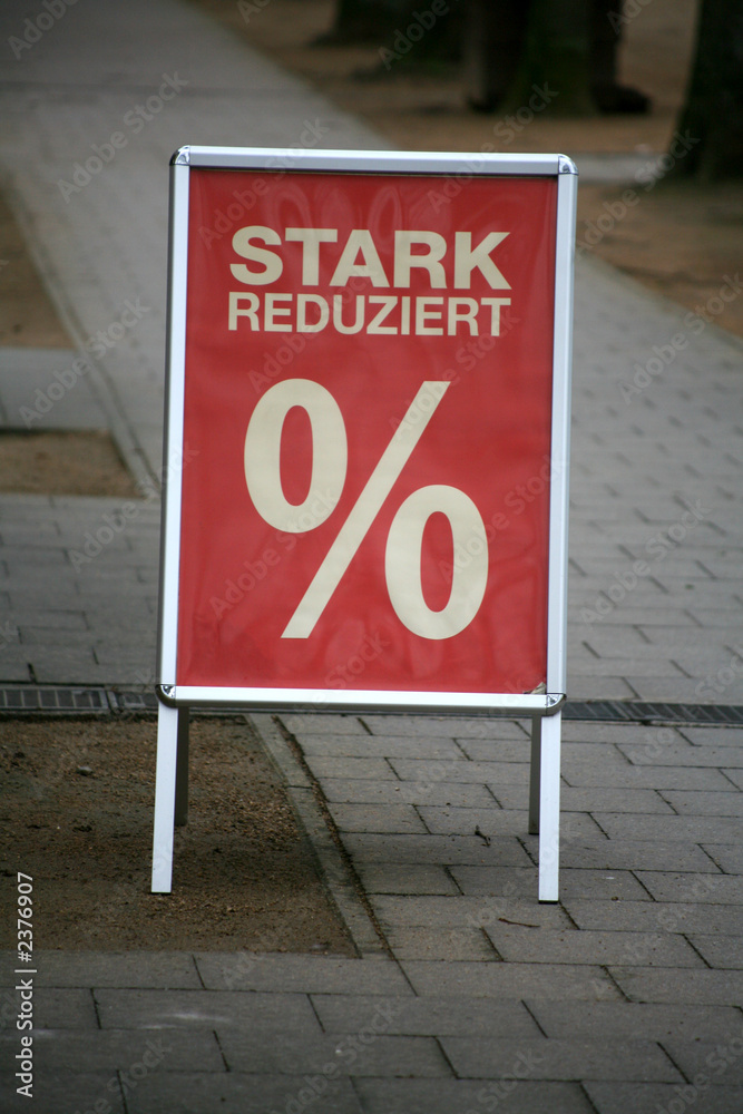 reduziert