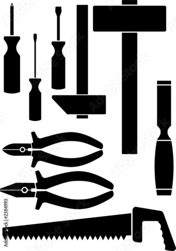 set of the hand tool.