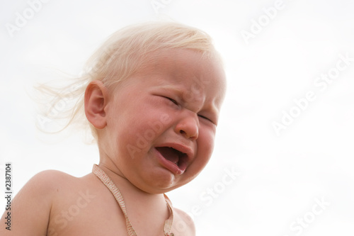 Wall Mural crying baby