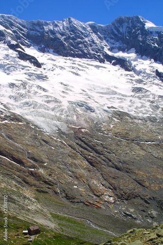 hütte in den bergen