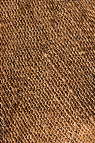 abstract brown sack cloth material close up backgr