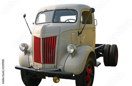 old truck front corner