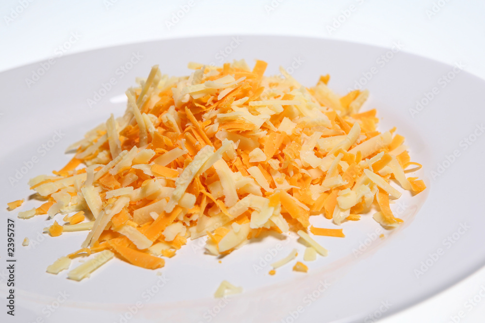 Fototapeta premium shredded cheese
