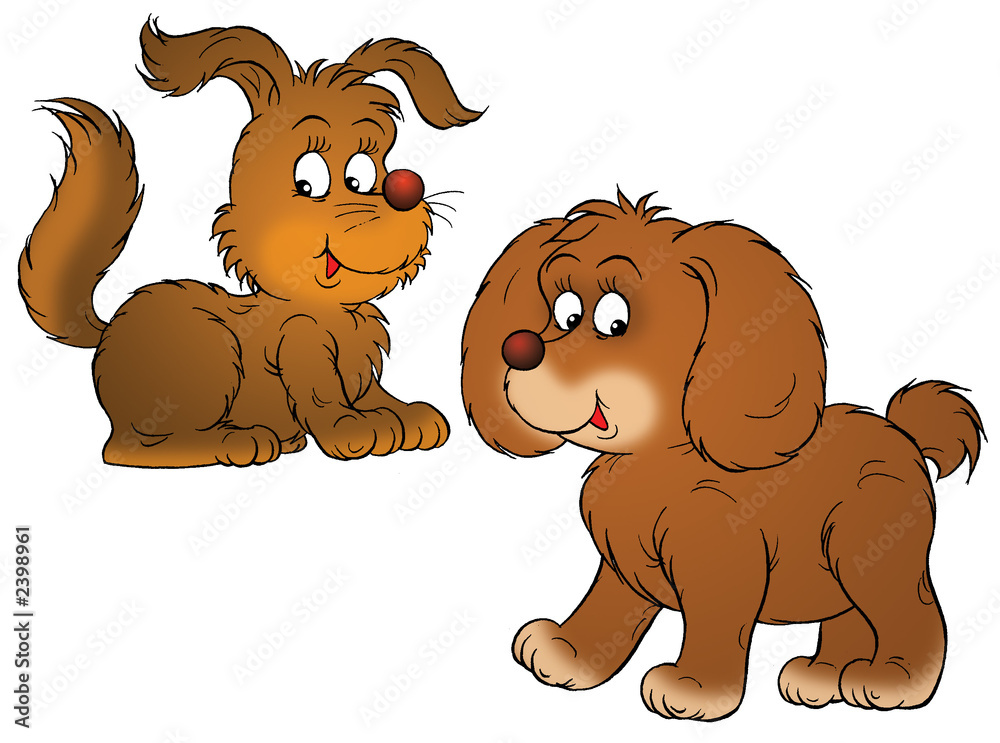 Fototapeta premium dogs