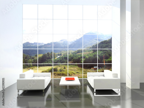 modern interior.