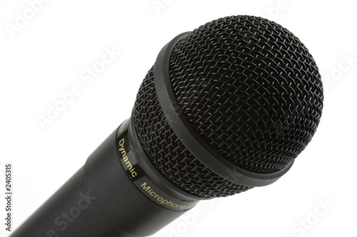 micrphone close-up