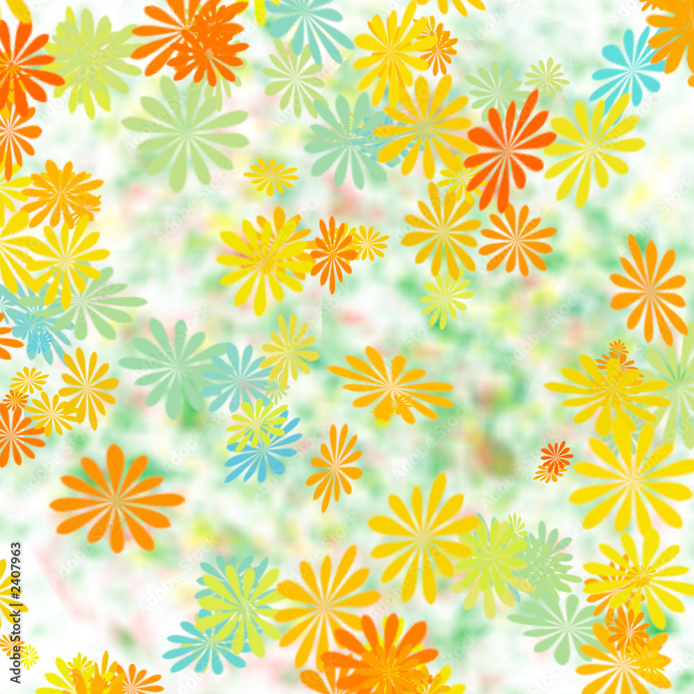 yellow floral gift wrap