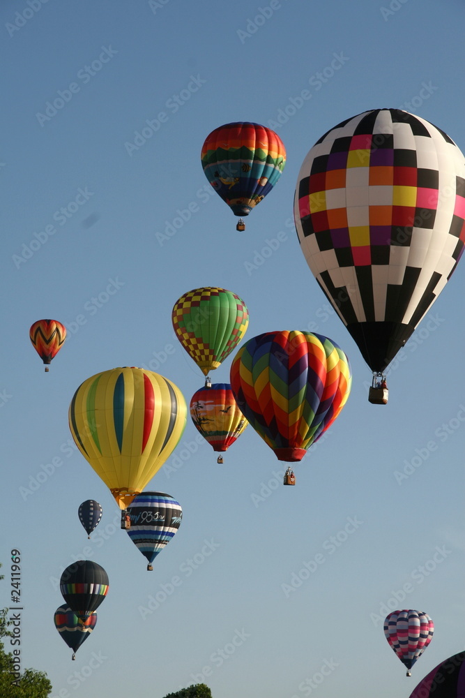 Naklejka premium hot air balloons 001