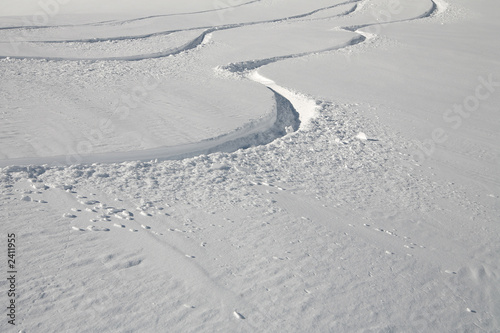 traces de snowboard  1