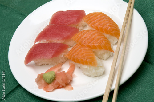 sushi food variety