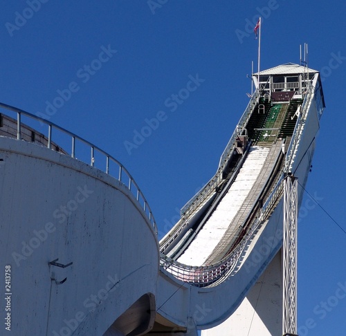 Cuadro en lienzo ski jump