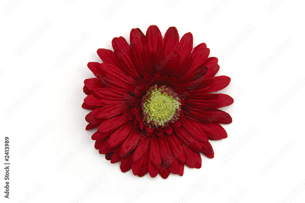 artifical red flower