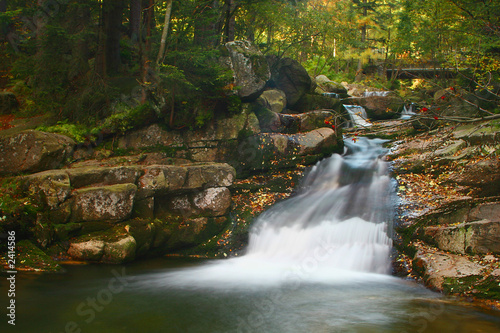 autumn waterfall photo