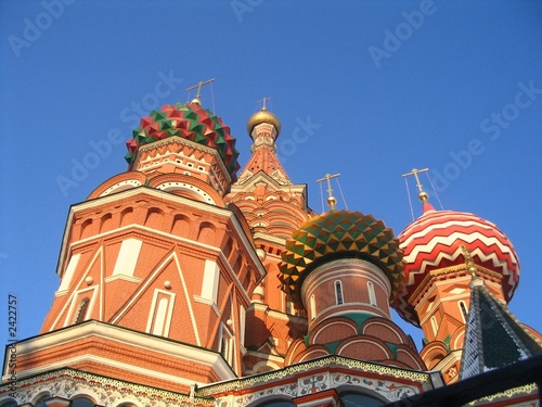 Slika na platnu basil's cathedral, russia