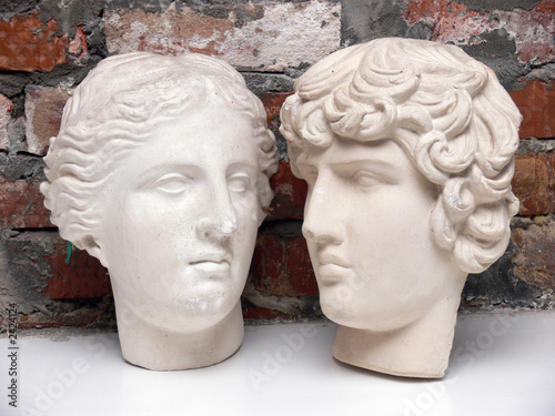 plaster faces