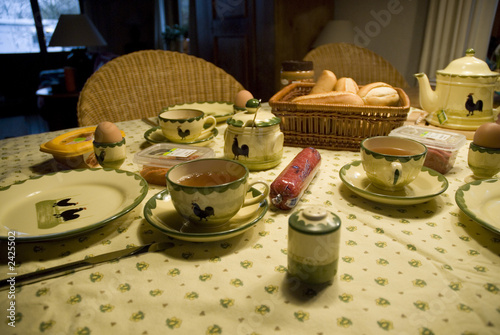 Tableau sur toile breakfast