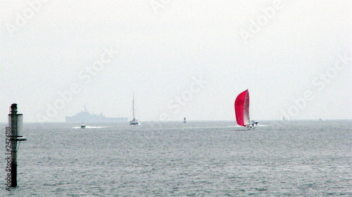 sailboat on san diego bay