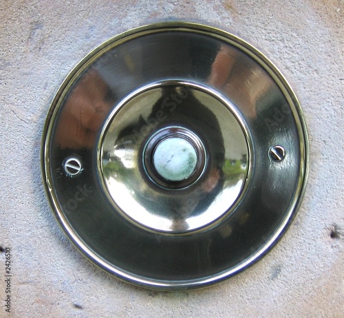 brass doorbell