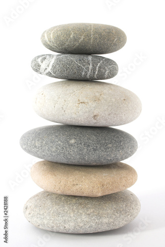 balancing pebbles