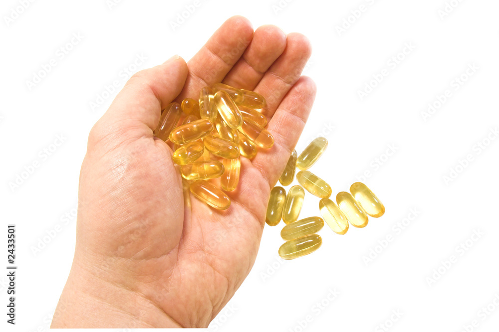 Fototapeta premium oil capsules