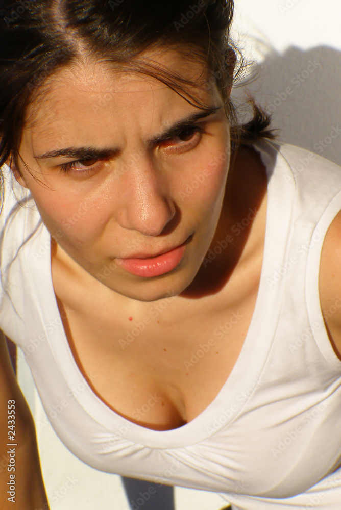 Obraz premium bending over