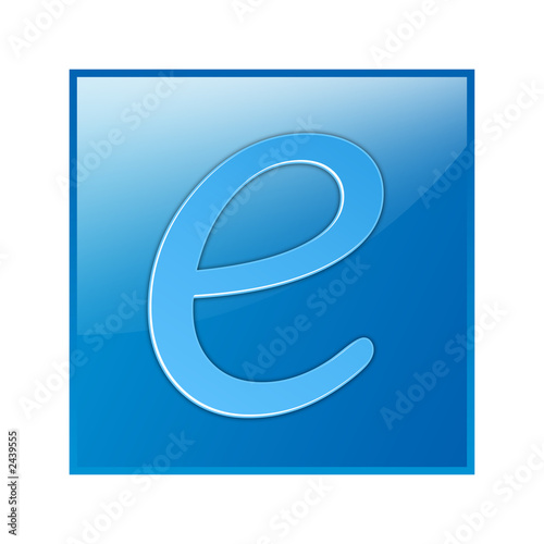 internet, icon, e