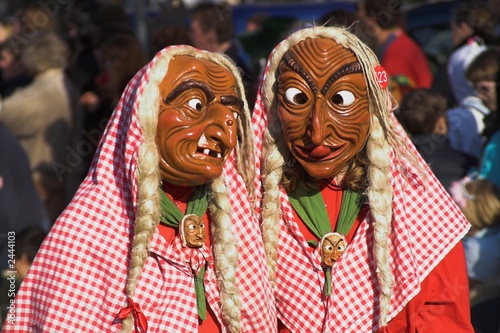 Hexenmasken in der Alemannischen Fasnet photo