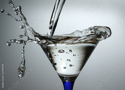 water and glass