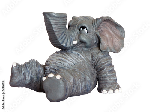 relaxing elephant
