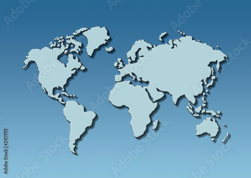 weltkarte 4 - map of world