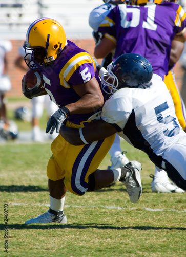 american football played by young men