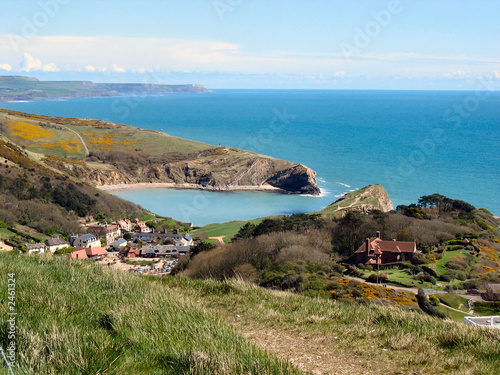 lulworth cove, dorset photo
