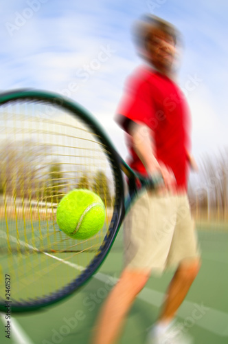tennis hit © zimmytws