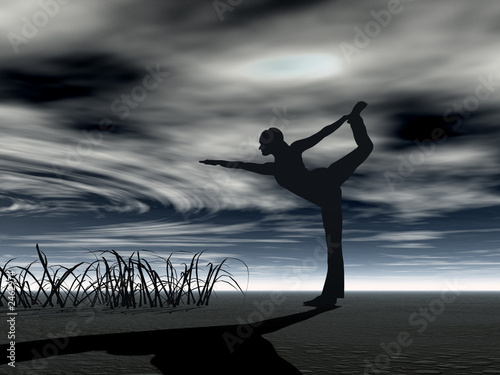 Εκτύπωση καμβά yoga