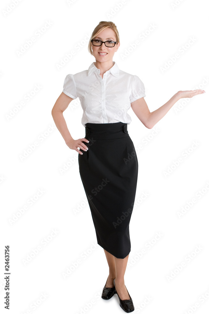 saleswoman advertising product saleswoman advertising product
