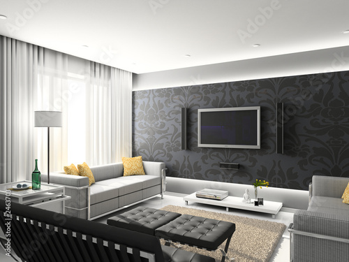 modern interior.