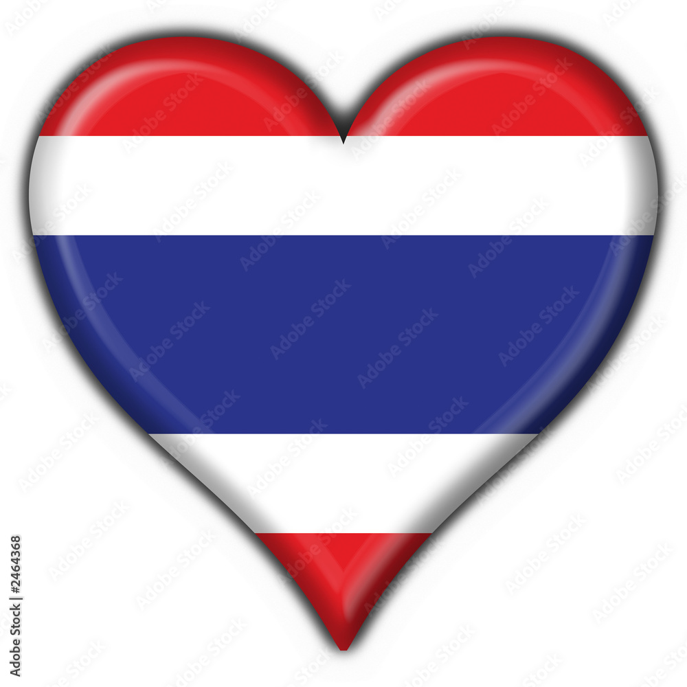 bottone cuore thailand - tailandia heart flag