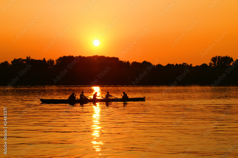 ruderer am maschsee