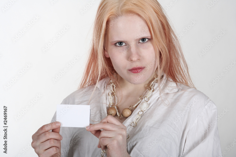 frau mit schild frau mit schild