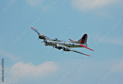 Fotografering vintage bomber b-17