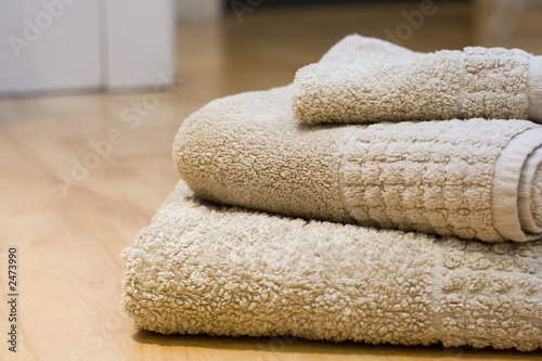 hotel style towels