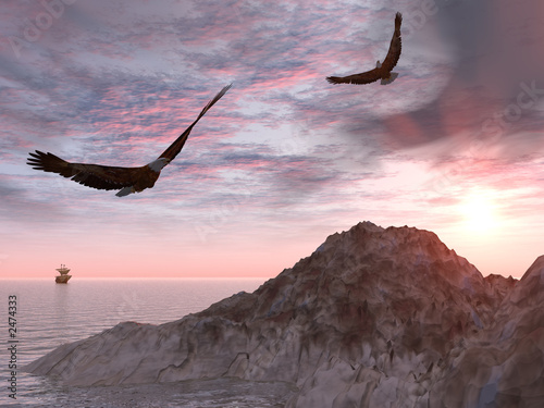 two eagle