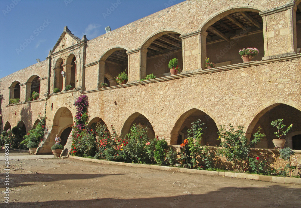 Fototapeta premium le cloître d'arkadi