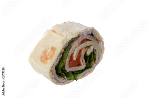 turkey wrap sandwich